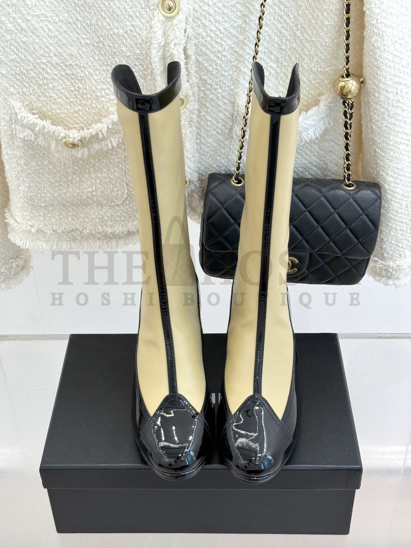 Ch**el 25K Patchwork Suede Leather Long Boots 35-41 Master Quality