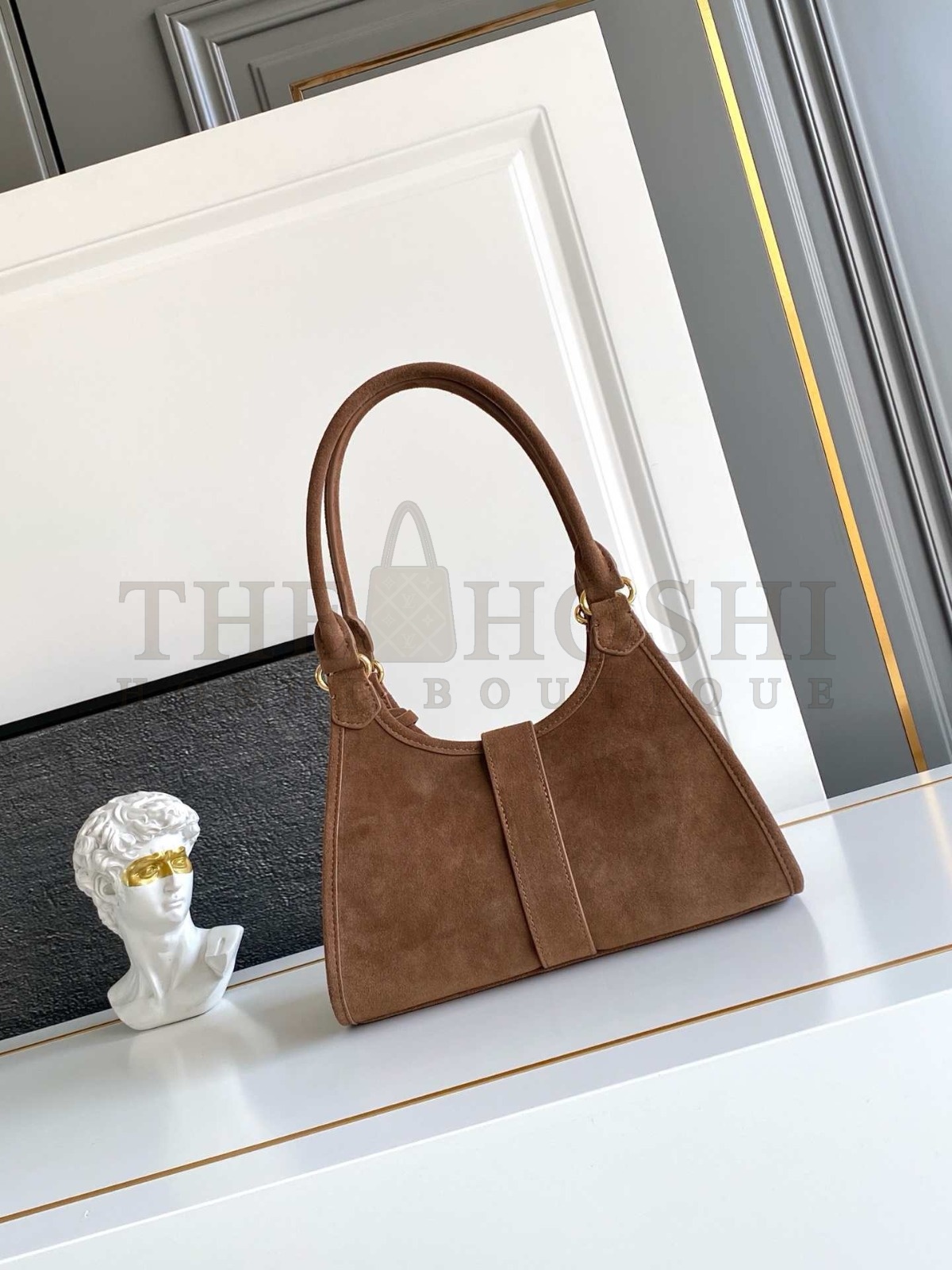 Pra*a PR Suede Mini Tote Bag 22cm Master Quality
