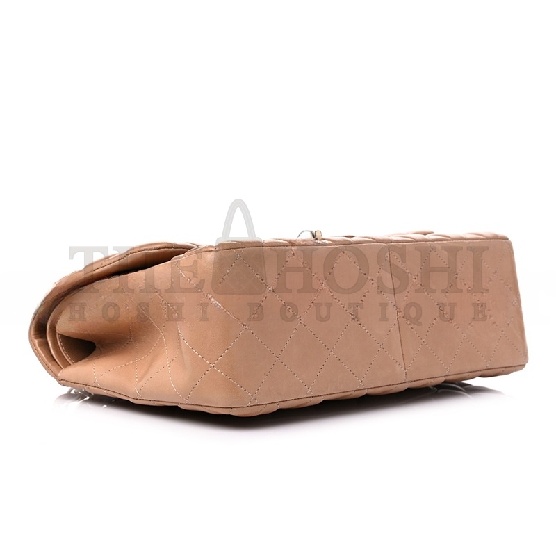 Ch**el LAMBSKIN QUILTED JUMBO DOUBLE FLAP 1206523 (30*20*9cm) Master Quality