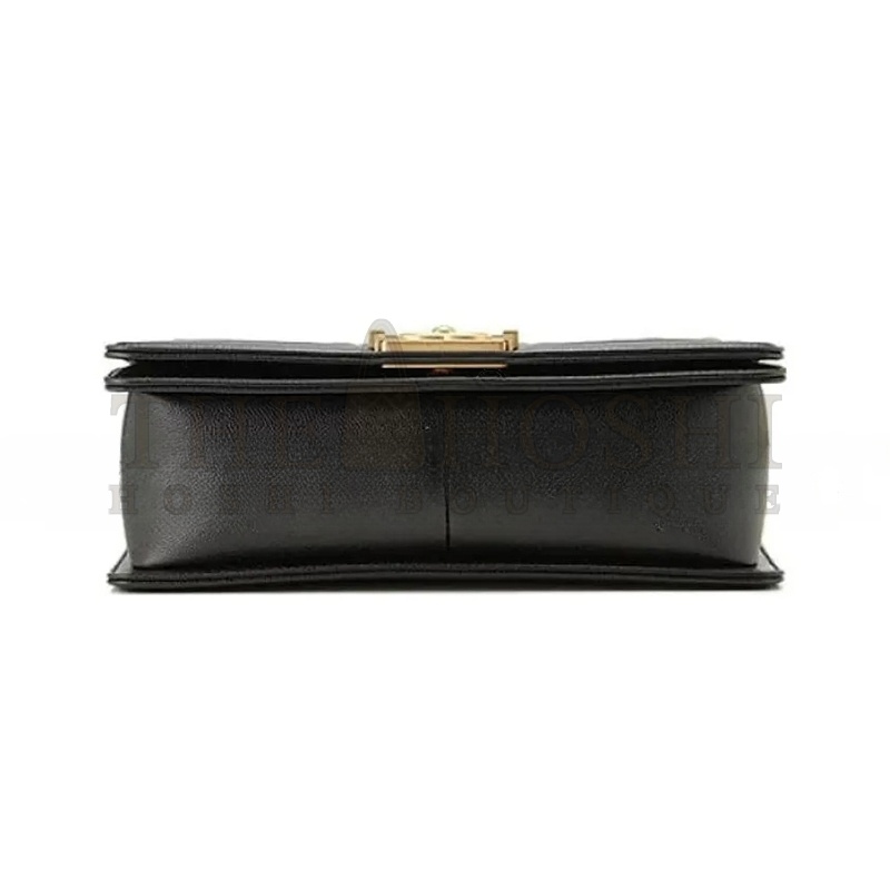 Ch**el MEDIUM QUILTED BOY BLACK A67086 Y83339 94305 (25*14.5*8cm) Master Quality