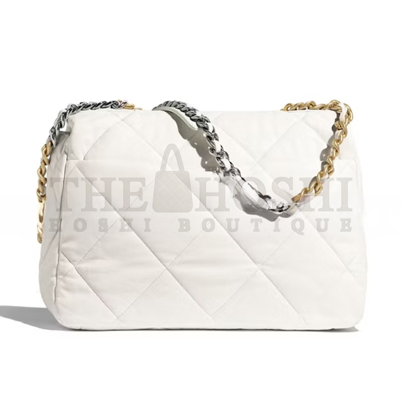Ch**el 19 BAG WHITE AS1161 B01564 10601 (30*20*10cm) Master Quality