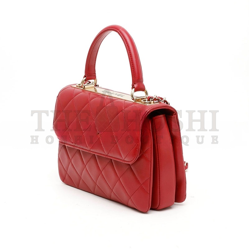 Ch**el TRENDY MEDIUM TOP HANDLE BAG AS92236 (25*17*7cm) Master Quality