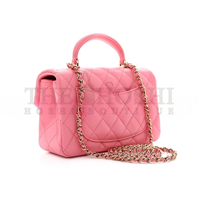 Ch**el MINI TOP HANDLE FLAP 1287460 (20*13*6cm) Master Quality