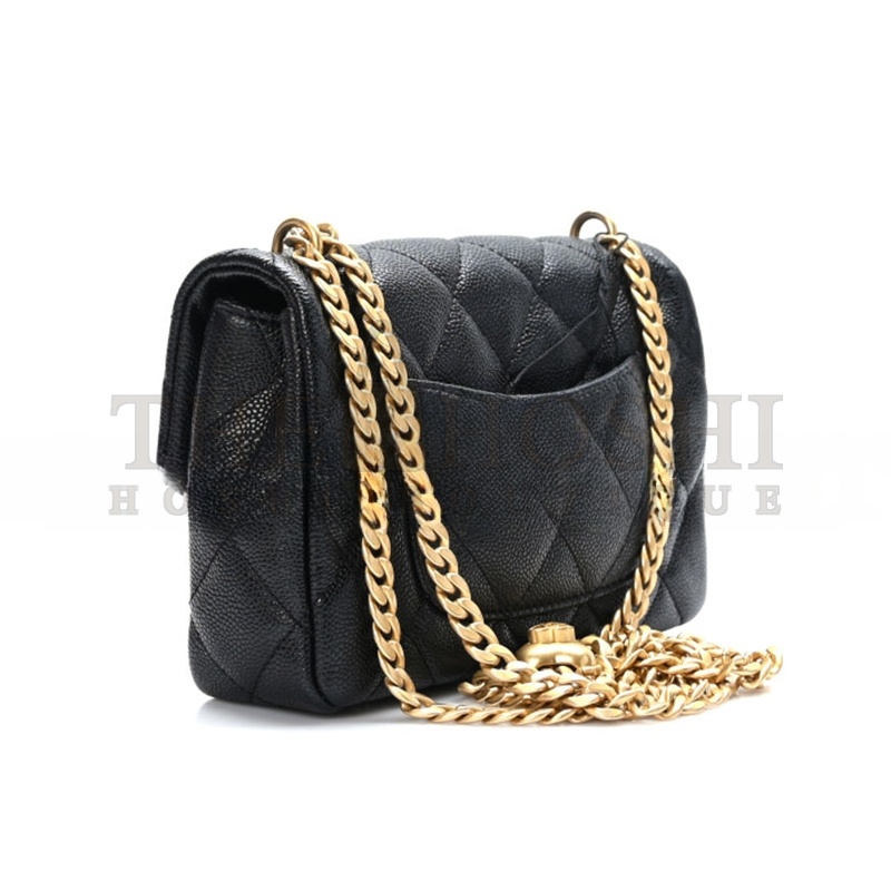 Ch**el CAVIAR QUILTED MINI SWEETHEART FLAP 1337872 (18*13*6cm) Master Quality