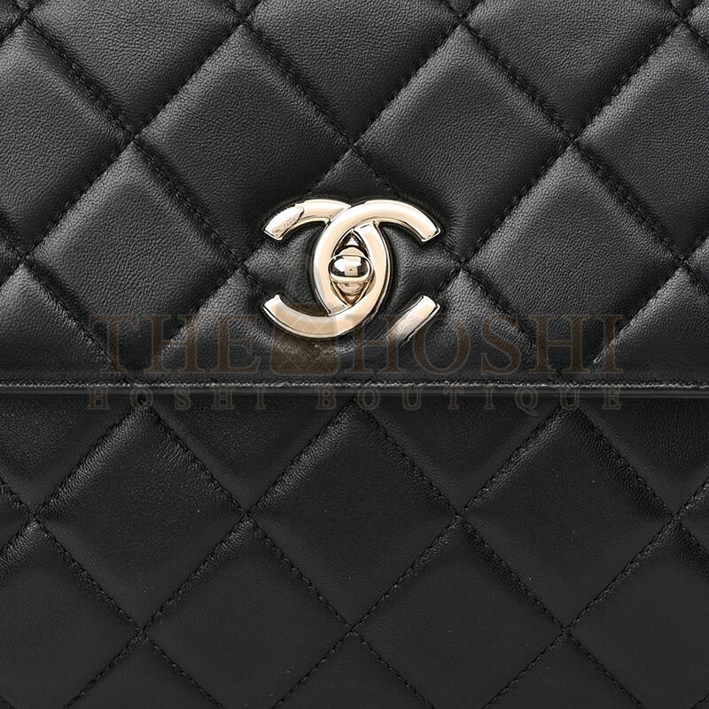 Ch**el MEDIUM TRENDY CC FLAP DUAL HANDLE 1631027 (29*19*9cm) Master Quality