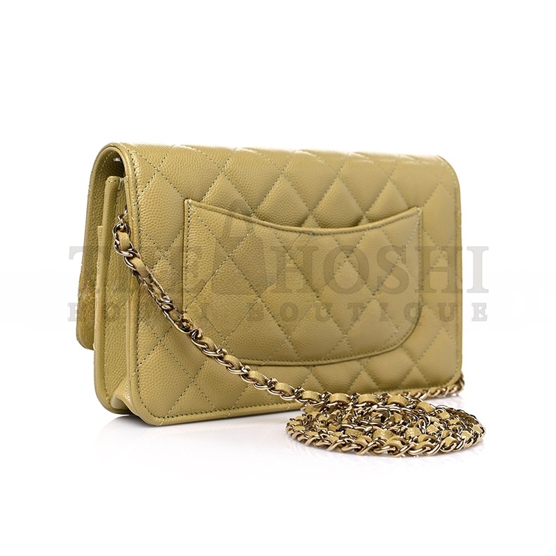 Ch**el CAVIAR QUILTED WALLET ON CHAIN WOC 1177827 (19*11*4cm) Master Quality