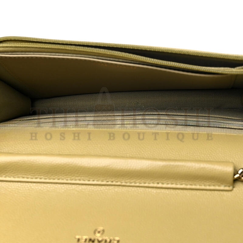 Ch**el CAVIAR QUILTED WALLET ON CHAIN WOC 1177827 (19*11*4cm) Master Quality