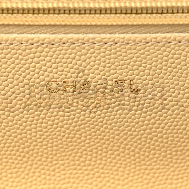 Ch**el CAVIAR QUILTED WALLET ON CHAIN WOC 1081398 (19*11*4cm) Master Quality