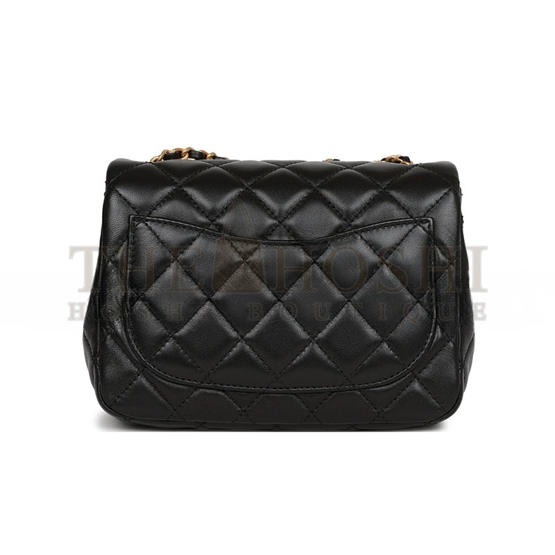 Ch**el PEARL CRUSH MINI SQUARE FLAP BAG 1400125 (17*14*8cm) Master Quality