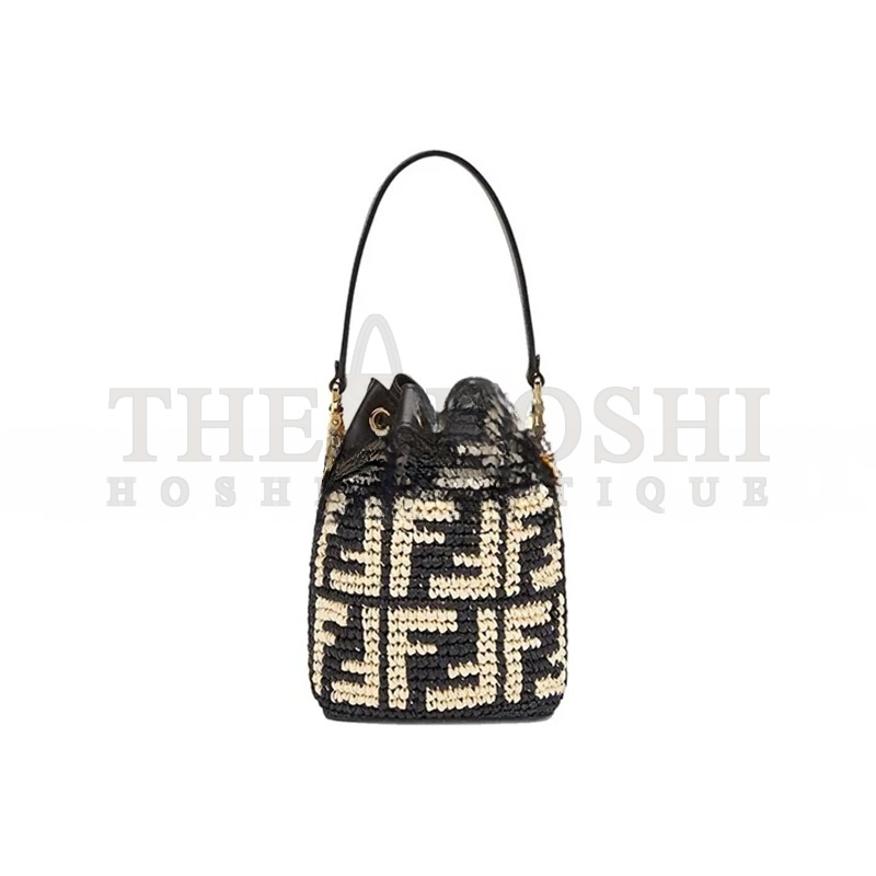 F**di MINI MON TRESOR LOGO BUCKET BAG ANEMONE 8BS010AD6JF0VQJ (18*12*10cm) Master Quality