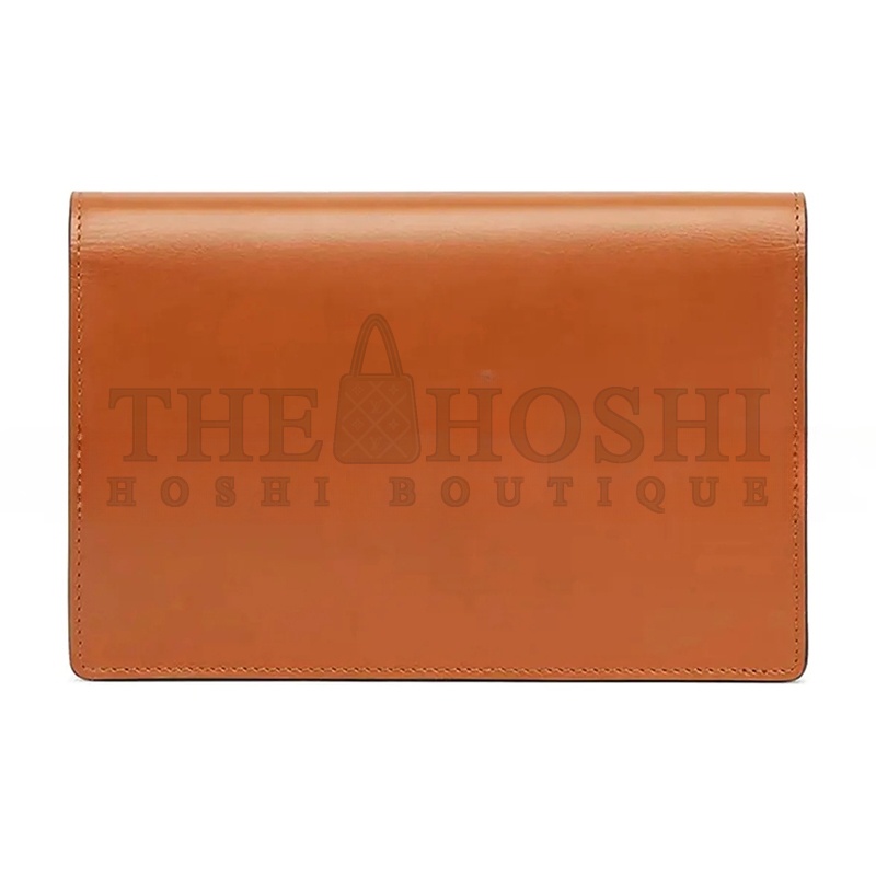 F**di VITELLO KING TAMPONATO LOGO EMBOSSED MEDIUM WALLET ON CHAIN CUOIO 8BS006AAYZF0QVK (20*13*6cm) Master Quality