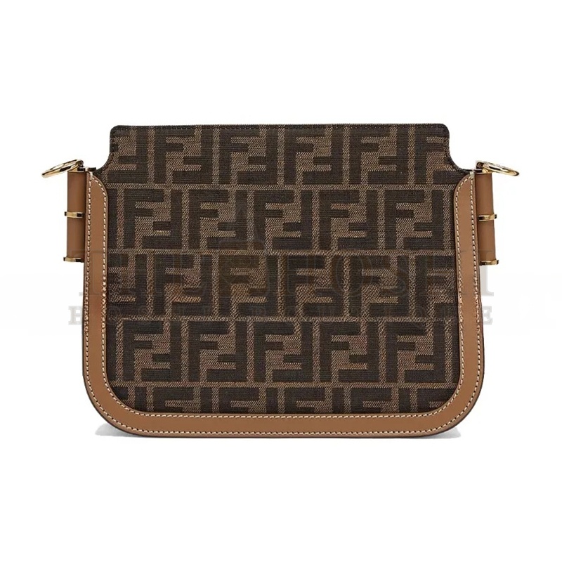 F**di TOUCH FABRIC BROWN 8BT349AGY6F1FSM (26.5*19*10cm) Master Quality