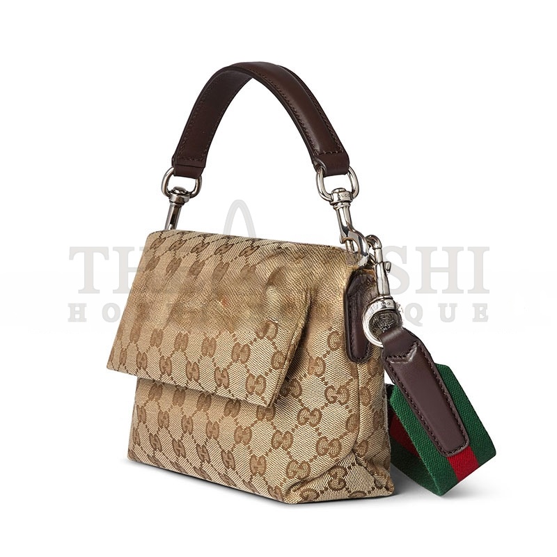 Gvc*1 GG CANVAS SMALL CROSSBODY BAG 821617 (19*15*7cm) Master Quality