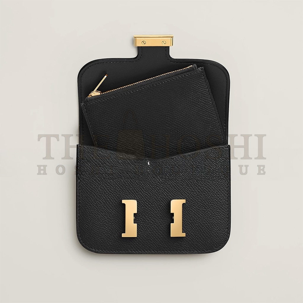 H**me5 MASRER CONSTANCE SLIM WALLET EPSOM H082060CC89(12.4*10.2*3cm) Master Quality