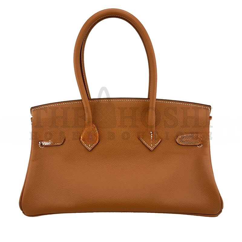 H**me5 GOLD EVERCOLOR SHOULDER BIRKIN 29 PALLADIUM HARDWARE 382465 (29*16*3cm) Master Quality