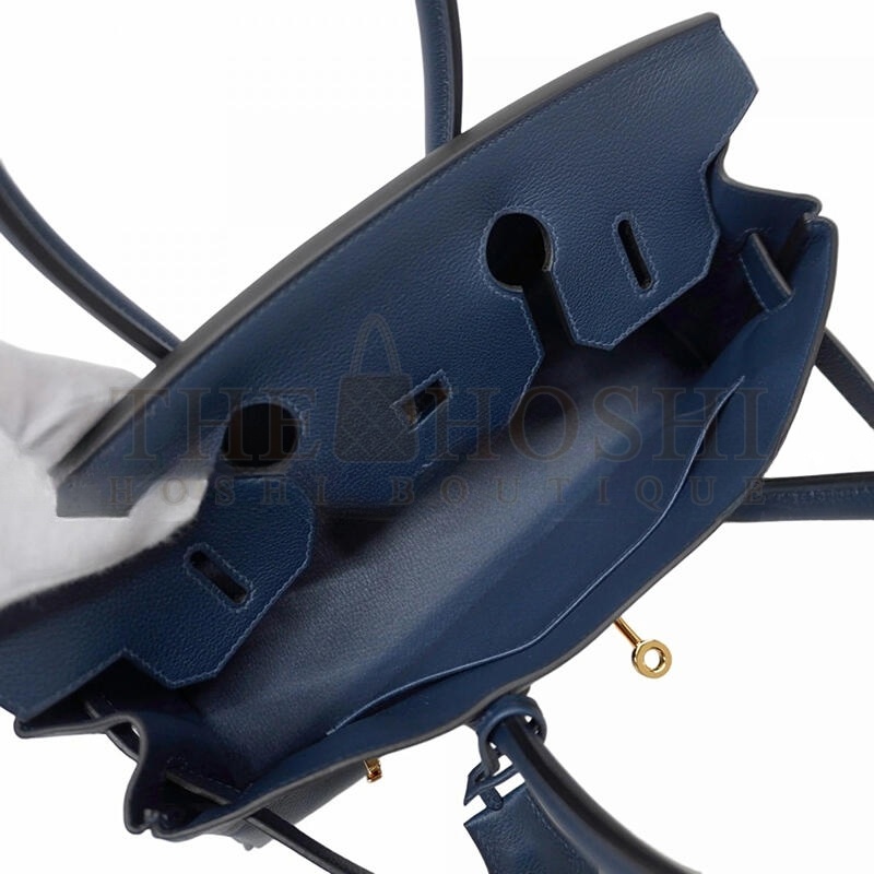H**me5 BIRKIN 29 EVERCOLOR SHOULDER BAG BLUE INDIGO (29*18*14cm) Master Quality
