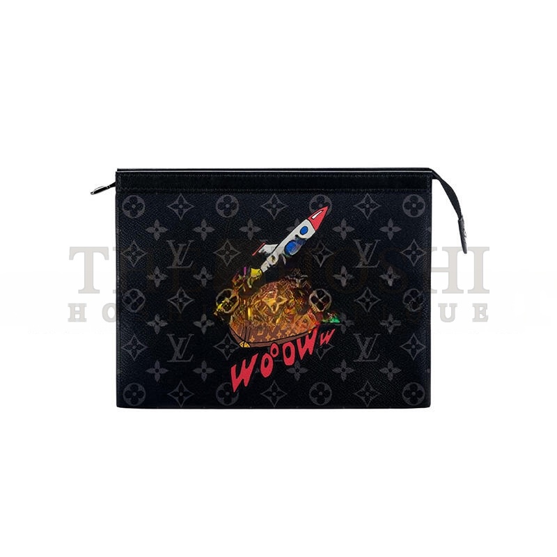 L0vis Vvtt0n POCHETTE VOYAGE COMIC TRUNK MONOGRAM ECLIPSE CANVAS MM M80914 (26*20*5cm) Master Quality