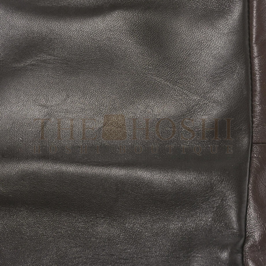 L0ew* LAMBSKIN GOYA PUFFER BAG DARK CHOCOLATE (23*17*8cm) Master Quality