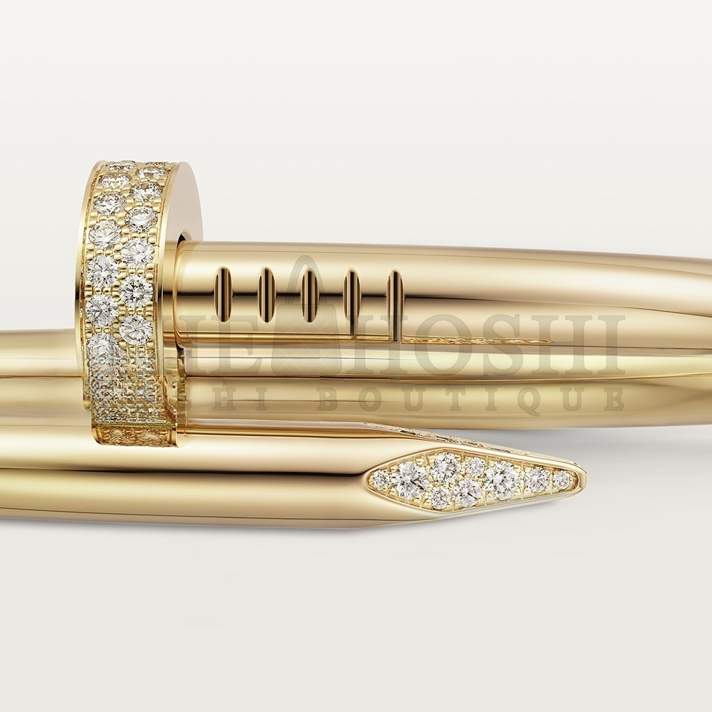 Ca*t1er  JUSTE UN CLOU BRACELET, MEDIUM MODEL N6721517 Master Quality