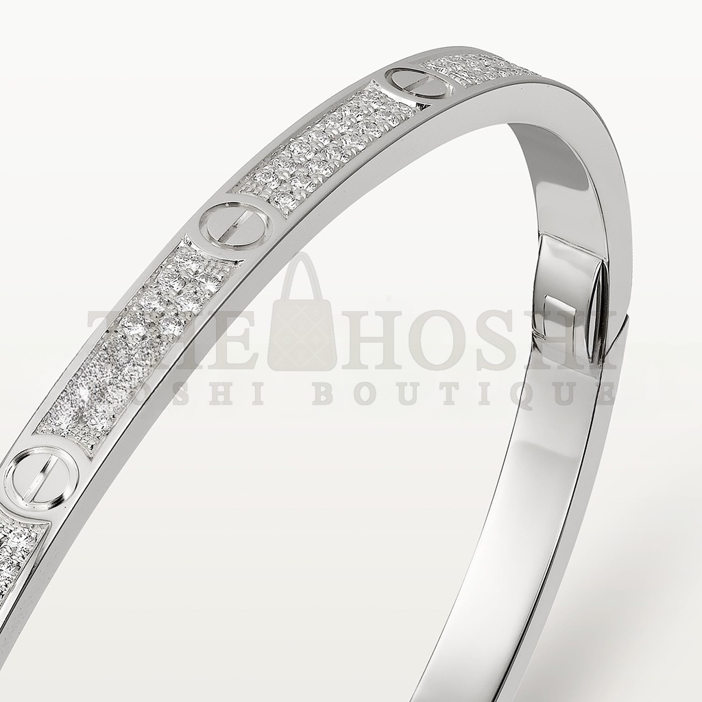 Ca*t1er LOVE BRACELET, SMALL MODEL, PAVED N6710817 Master Quality