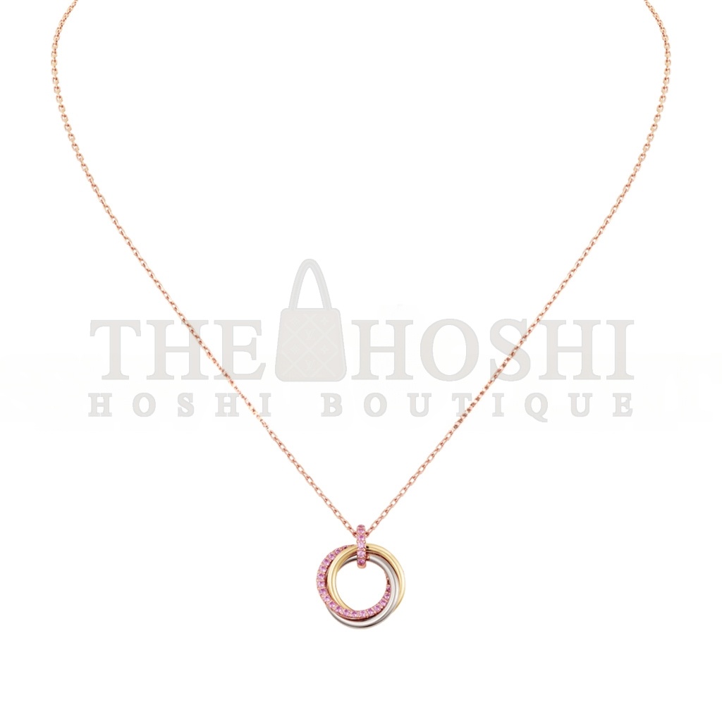 Ca*t1er TRINITY NECKLACE B7224839 Master Quality