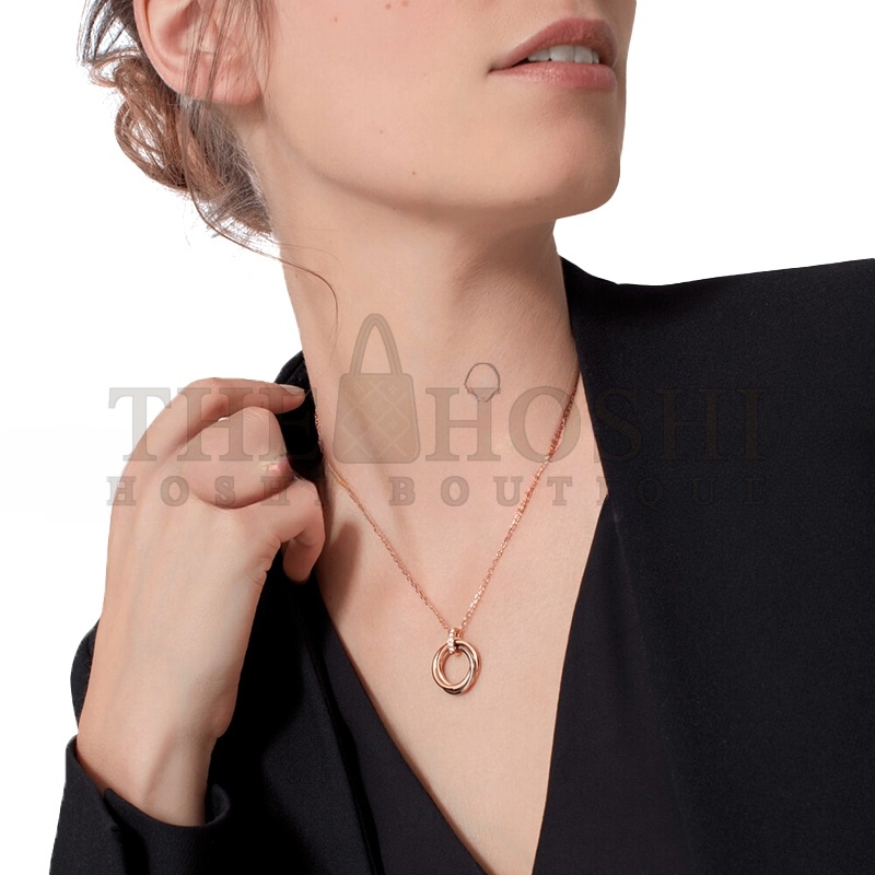 Ca*t1er TRINITY NECKLACE B7058700 Master Quality