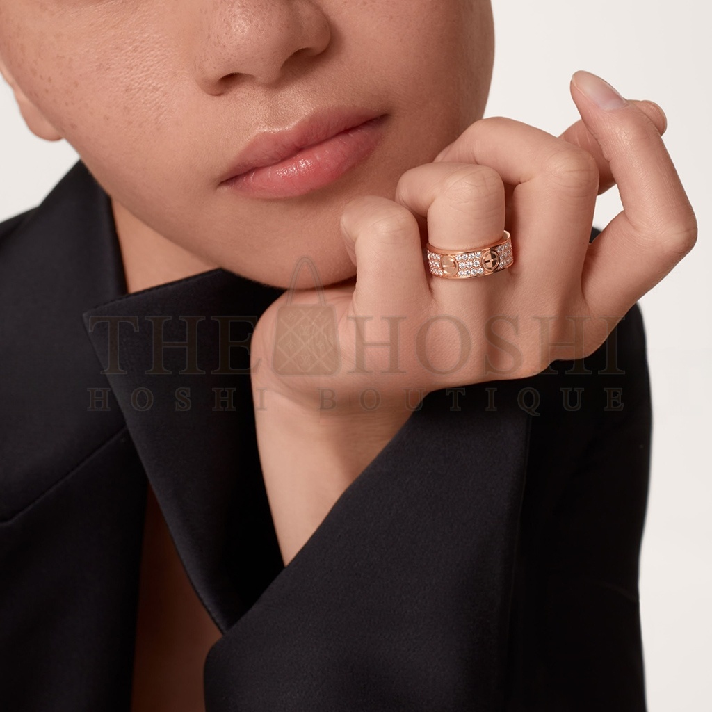 Ca*t1er  LOVE RING, D1am0nd-PAVED B4087600 Master Quality