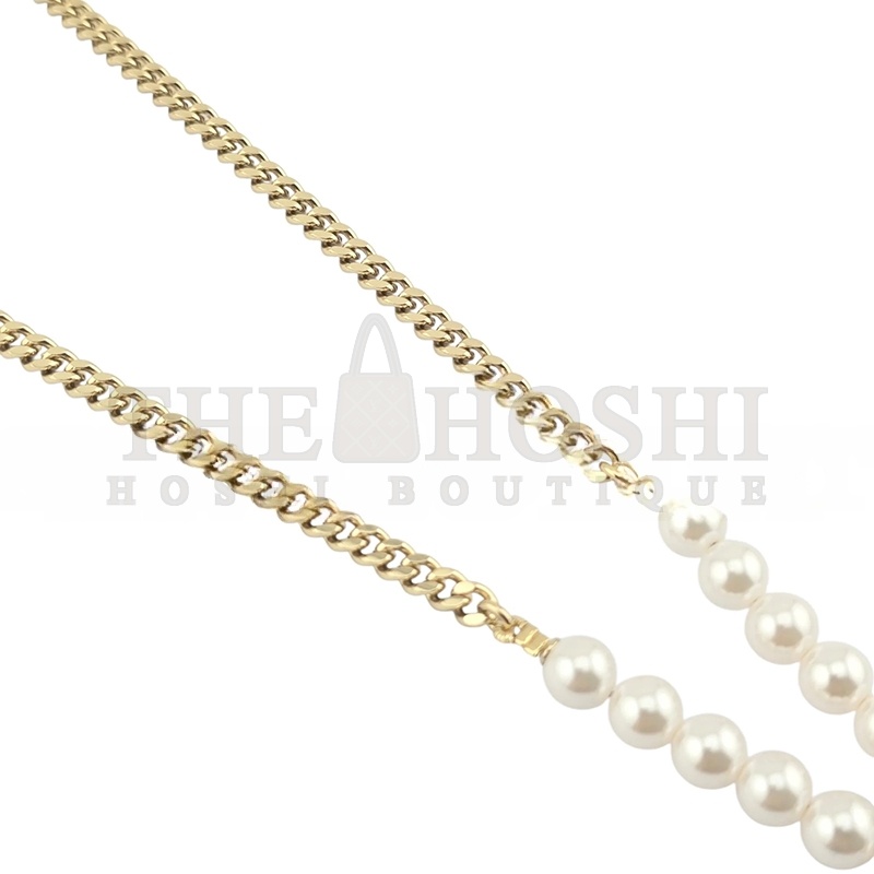 Ch**el CC BLACK ENAMEL HEART NECKLACE Master Quality