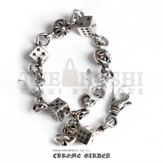 Ch*0me He**ts  DICE AND CROSSBALL BRACELET Master Quality