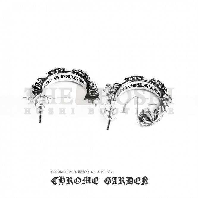Ch*0me He**ts CROSS HOOP EARRING Master Quality