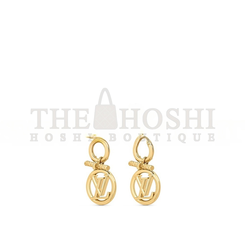 L0vis Vvtt0n EARRINGS BOOKLE DEREILLE BABY L0visE LV HOOP GOLD GP M00613 Master Quality