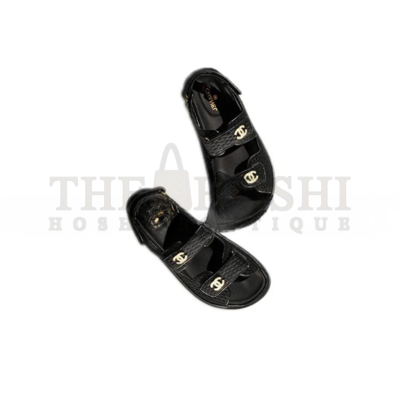 Ch**el SANDALS KNITWEAR BLACK G35927 X56555 94305 Master Quality