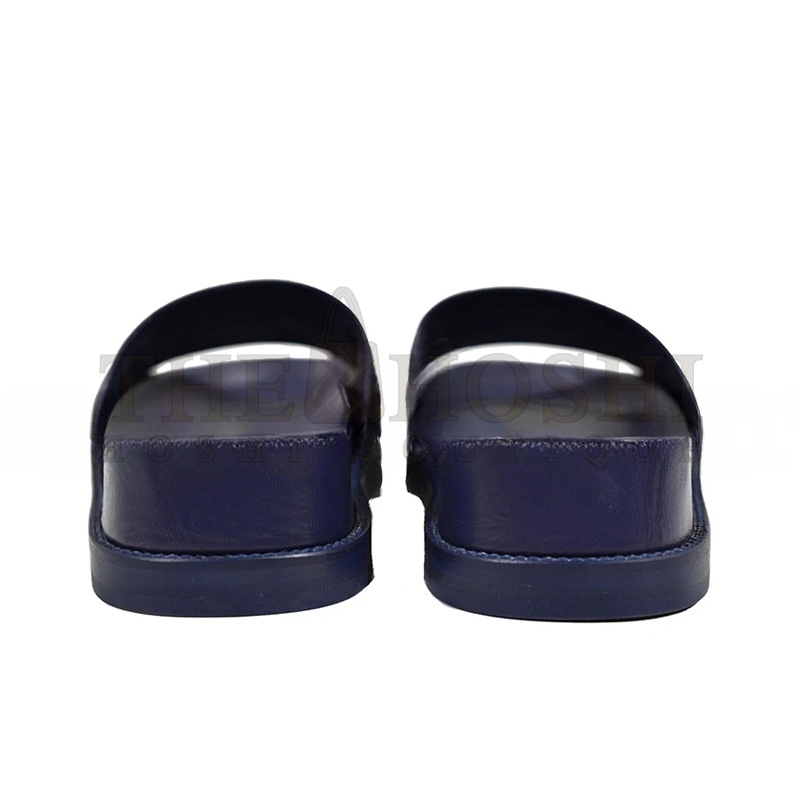 Ch**el MULES LAMBSKIN NAVY BLUE & MULTICOLOR G38933 X56443 K3920 Master Quality