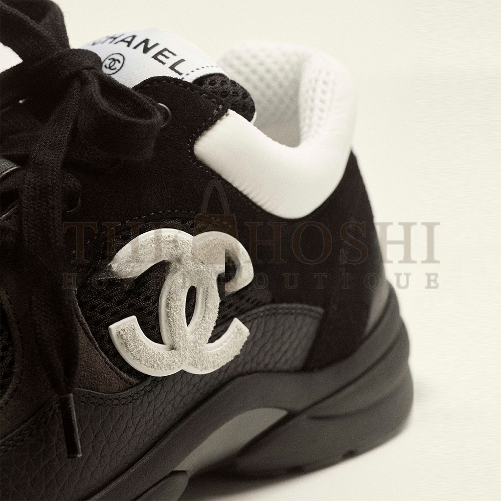 Ch**el SNEAKERS SUEDE CALFSKIN & GRAINED CALFSKIN G38299 Master Quality