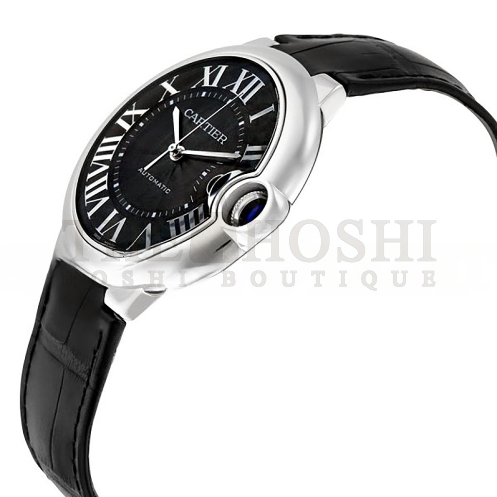Ca*t1er BALLON BLEU SERIES BLACK LEATHER STRAP 42MM WATCH WSBB0003 Master Quality