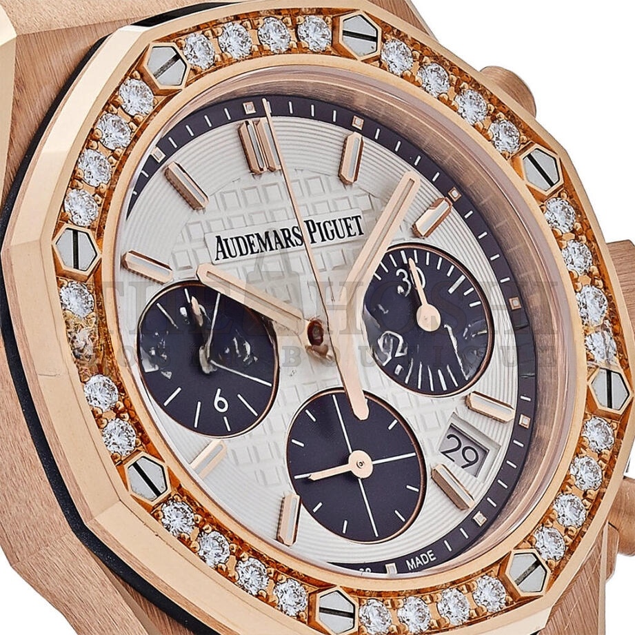 AUDEMARS P1g*et ROYAL OAK OFFSHORE ROSE GOLD D1am0nd BEZEL 37MM WATCH 26231OR.ZZ.D003CA.01 Master Quality